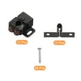 thumbnail image 3 of 12 Pack Double Roller Catch Cabinet Latch for Cabinet Closet Door Latches and Catches, Copper, 3 of 6