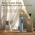 thumbnail image 2 of Manual Coffee Grinder with Adjustable Setting - Conical Burr Mill & Brushed Stainless Steel - Burr Coffee Grinder for , Drip Coffee, Espresso, French Press, Turkish Brew, 2 of 7