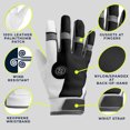 thumbnail image 2 of Wire2wire Adult Tournament Batting Gloves Royal/Silver Large, 2 of 6
