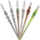 thumbnail image 1 of 6 Pieces Handmade Glass Dip Pen Crystal Glass Signature Pen Calligraphy Glass Pen Vintage Dip Ink Pen Borosilicate Present Pen For Writing Drawing Sig, 1 of 5