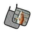 thumbnail image 2 of Caroline's Treasures Red Fish Pair of Pot Holders, 2 of 3