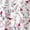 Bright White Cardinal Viney Floral, variant on Aria Women’s Long Sleeve Stretch Velour 44" Sleepwear Nightgown, Sizes XS-5X
