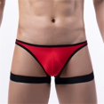 thumbnail image 2 of Aayomet sous-Vêtements pour Hommes, Culottes Aguichant en Coton Respirant (Rouge, TG), 2 of 3