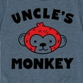 thumbnail image 3 of Instant Message - Uncle's Monkey - Toddler And Youth Short Sleeve Graphic T-Shirt, 3 of 6