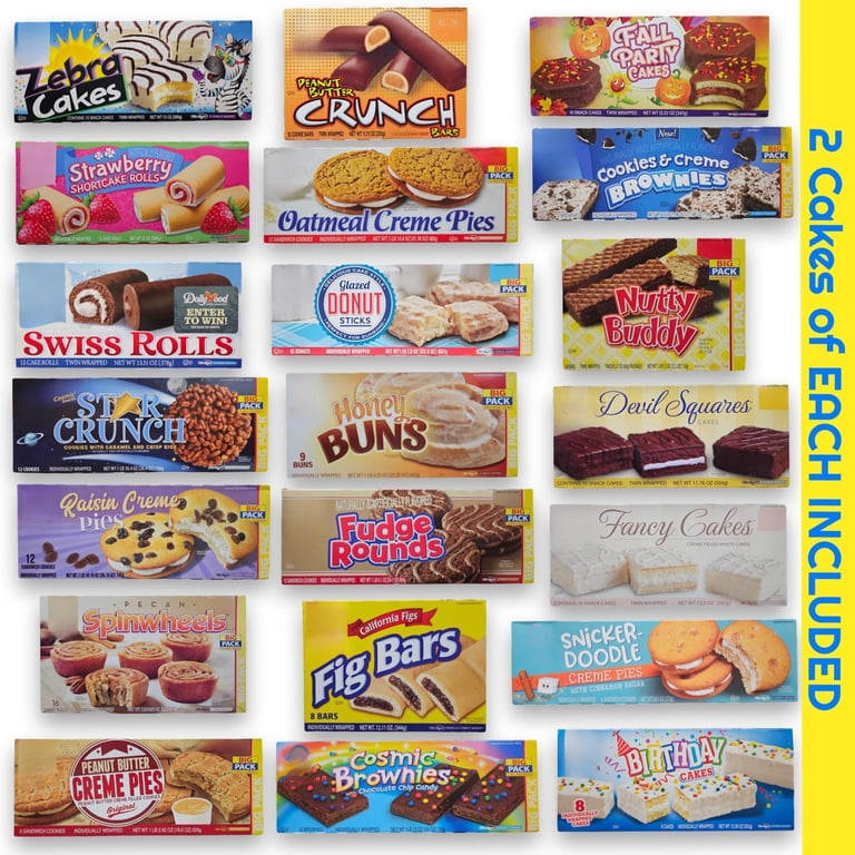 Little Debbie Raspberry Cakes Little Debbie Variety Pack (5 Pack) Little Debbie Mega Sized Cakes