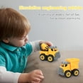 thumbnail image 5 of 4-Piece Kid's Toy Car,Toddler Toys Truck,Friction-Powered Car Toys,Construction Toys Car(Send Screwdriver), 5 of 6