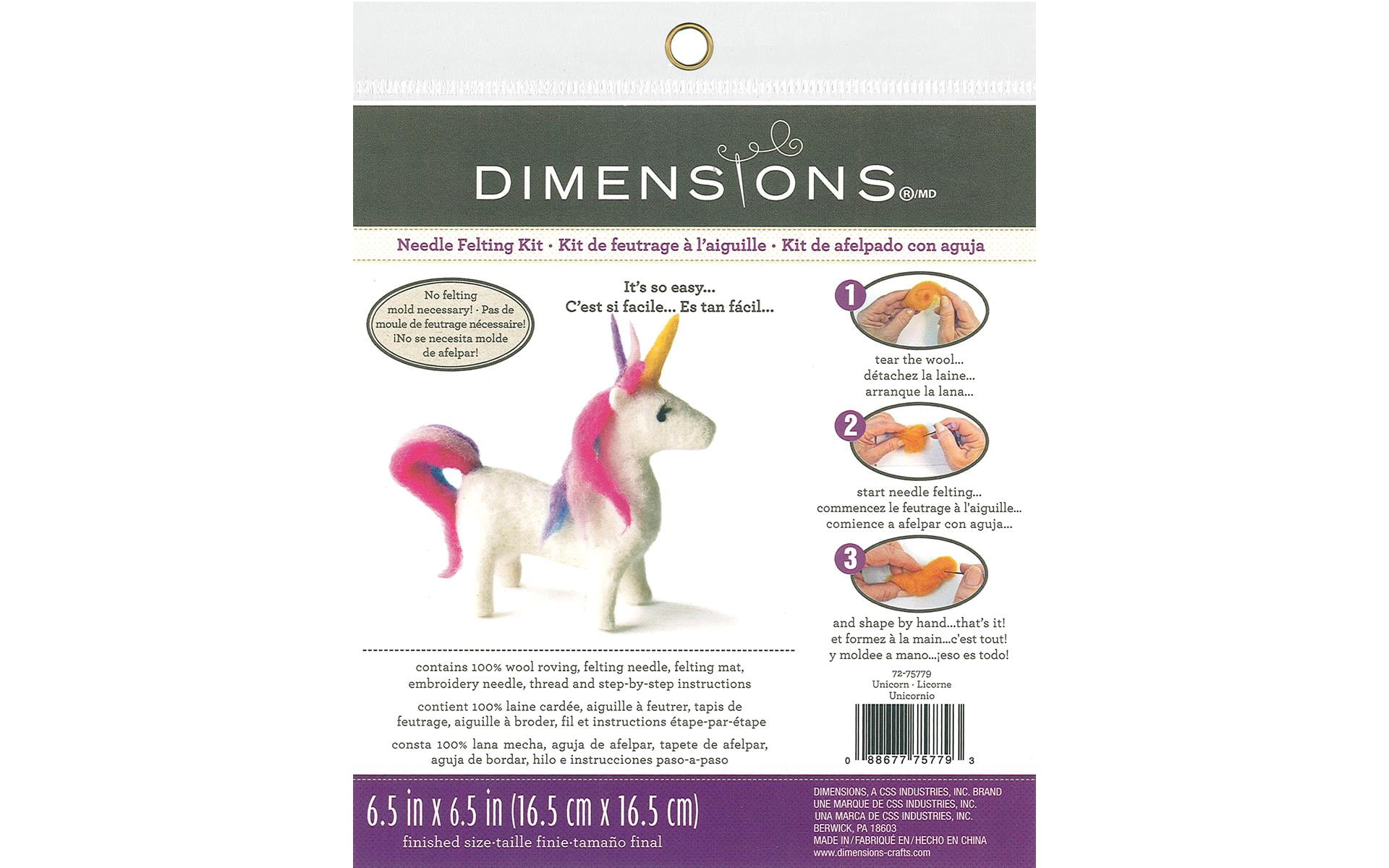 Dimensions Needle Felted Kit Unicorn