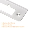 thumbnail image 4 of Uxcell 133mm x 40mm 201 Stainless Steel Door Latch Deadbolt Strike Plate, Silver, 4 of 6