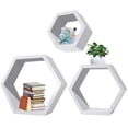 thumbnail image 1 of Estantes hexagonales, 3 unidades, blanco Nice Choose 0, 1 of 3