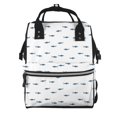 thumbnail image 1 of Easygdp Cute Shark para Bolsa de Bebé de Gran Capacidad con Múltiples Bolsillos, Bolsa de Pañales para Padres, Bolsa de Viaje Organizada y Elegante, 1 of 6