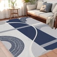 thumbnail image 2 of 4'x6' small carpet outside carpet boho area rug modern abstract area rug office area rug, 2 of 10