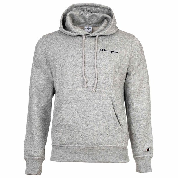 Champion Sudadera con capucha para hombre - Sudadera con capucha, Heavy Soft, felpa, logotipo bordado Gris claro M (Medium)