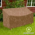 thumbnail image 4 of Outdoor Bench Cover, Waterproof Outdoor Patio Furniture Cover for 3-Seater Bench, Heavy-Duty Oxford Cloth Garden Sofa Chair Cover, 4 of 9