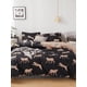 thumbnail image 1 of Juego de sábanas con estampado de leopardo, 1 of 8