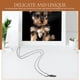 thumbnail image 3 of KAKOWELY Urna con colgante de huella de pata de perro y gato para cenizas, joyería de cremación, collar de urna para cenizas de mascotas, 3 of 4