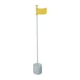 thumbnail image 1 of Golf Putting Green Bandera y mástiles de golf Banderas de golf para patio trasero Práctica de putting Amarillo kusrkot bandera de green de golf, 1 of 8