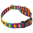 thumbnail image 4 of Country Brook Petz® Rainbow Hearts Martingale with Deluxe Buckle Dog Collar, Large, 4 of 5