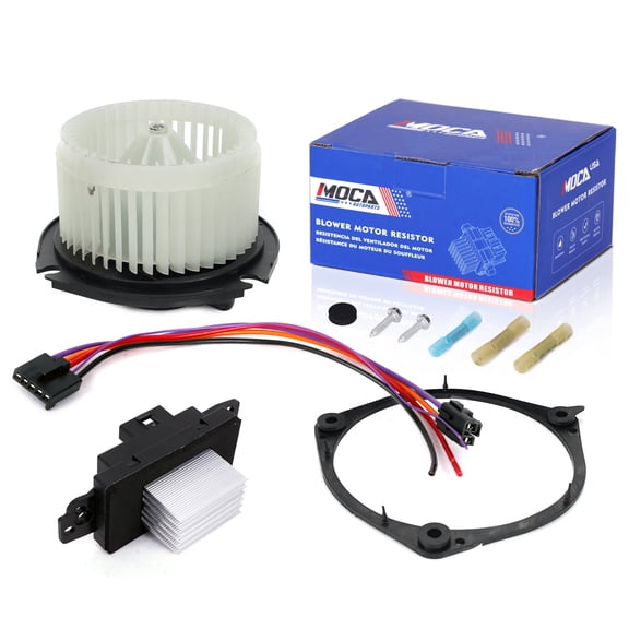 MOCA AUTOPARTS HVAC Heater Blower Motor & Resistor Kit Fit for 2006-2009 Buick LaCrosse & 2004-2013 Chevrolet Impala & 2004-2008 Pontiac Grand Prix w/ Automatic Temperature Control