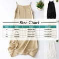 thumbnail image 2 of Women's Cotton Linen Suspender Dresses Round Neck Solid Color Sleeveless Under Dress Casual Flowing Dress Sleepwear, 2 of 4