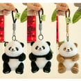 thumbnail image 5 of Aellinatey Lovely Panda Keychain PP Cotton Cartoon Pendant for Backpacks and Bags, 5 of 20