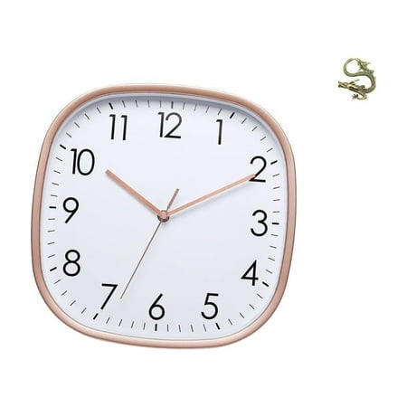 Kuntesetty Vintage Brass Wall Clock Art for Dining Room Home Farmhouse Gym Bedroom Office Decoration Low Noise Practical Design