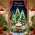 thumbnail image 2 of Holiday Design Merry Christmas Banner Decorative Cardinal Nature Theme for Home Decoration Seasonal Festivities Indoor Decor, 2 of 9