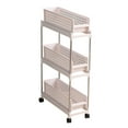 thumbnail image 1 of Slim Storage Organizer Cart, Slide Out Slim Rolling Storage Cart Saving Space Plastic Wheels  for Narrow Place, 1 of 8