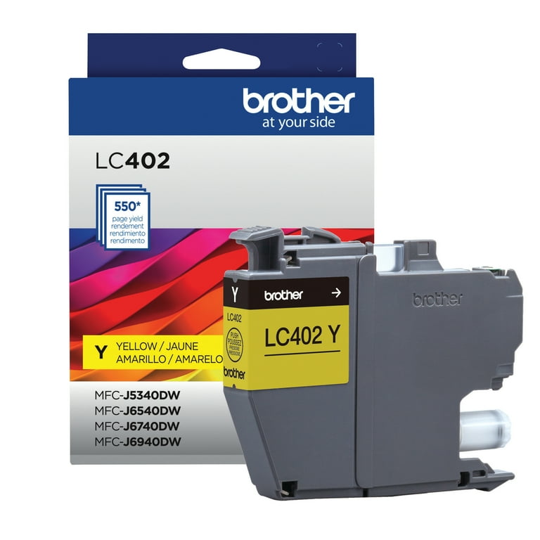 LC402YS Ink, 550 Page-Yield, Yellow LC402YS Ink, 550 Page-Yield, Yellow
