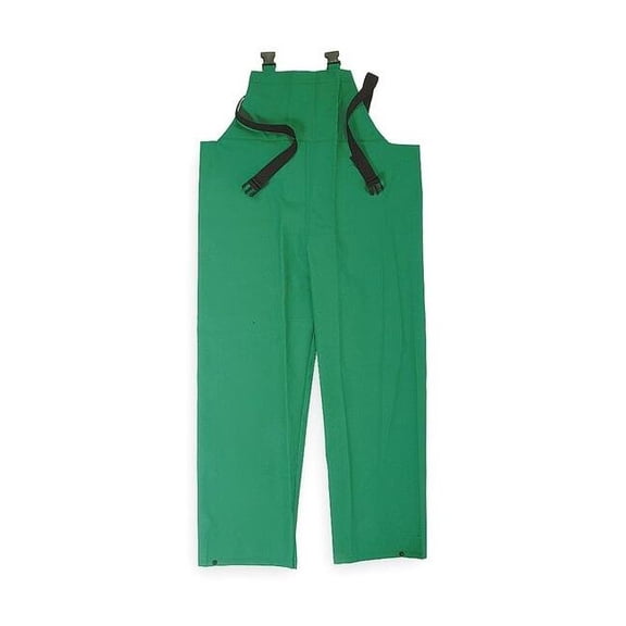 Condor Flame Resistant Rain Bib Overall,Green,S 4PCR7