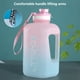 thumbnail image 4 of 1600ml Large Capacity Plastic Water Jug with Tea Strainer, Portable Outdoor Sports Cup for Men and Women with Carry Rope, 4 of 6