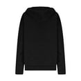thumbnail image 4 of XPMWRP Women's Oversized Solid Color Quilted Coat Zip Up Hoodies Casual Jackets Y2k Clothes Trendy Outfits 2025 with Pockets Black XXL, 4 of 6