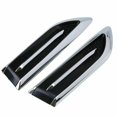 thumbnail image 2 of 2X Universal Car Auto Air Flow Fender Chrome Side Hood Vent Decoration Sticker, 2 of 11