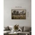 thumbnail image 6 of Drsoum Framed 24x36in Landscape Wall Art Vintage Classical Wilderness Framed Painting Hallway Decor for Rustic Bathroom Bedroom - Natural Framed, 6 of 7