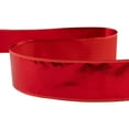 thumbnail image 5 of Shimmering Red Wired Craft Christmas Ribbon 2.5" x 10 Yards, 5 of 5