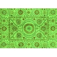 thumbnail image 1 of Ahgly Company Indoor Rectangle Abstract Green Modern Area Rugs, 5' x 7', 1 of 4