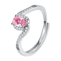 CILENON Chunky Rings Light Luxury Exquisite Love Ring Fashionable And Versatile Personality High End Opening Sweet And Cool Ring Wedding Rings Womens Jewelry Womens Wedding Bands(F,One Size)