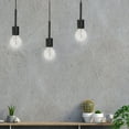 thumbnail image 4 of Dainolite RSW-41P-MB 1 Light Pendant, Matte Black, 4 of 4