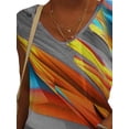 thumbnail image 3 of FASHIONWT Women Moisture Wicking Summer Sleeveless Undershirts Cami Printed V-Neck Tank Tops, 3 of 4