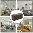 thumbnail image 4 of WRITWAA 1Pair Elastic Sofa Armrest Cover Brown Protective Slipcover for Sofa and Couch, 4 of 5