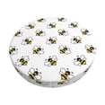 thumbnail image 2 of Lsque Bee Round Bar chair cushion covers Velvet Fabric Premium Comfort Protects from Scratches and Stains for 14-17 Inch Chair- 12 inch, 2 of 7