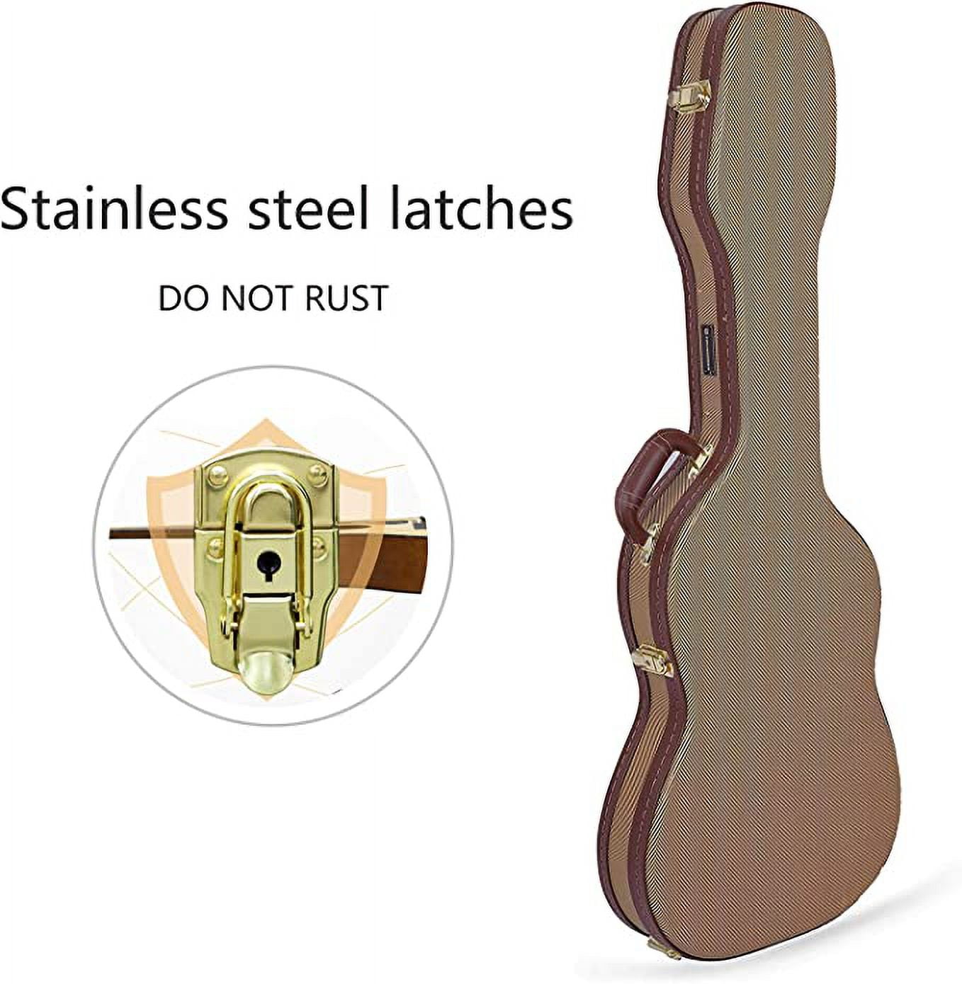 Crossrock Electric Guitar Case for Telecaster and Stratocaster Style,Vinyl Tweed
