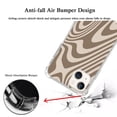thumbnail image 4 of Zebra Grooves Case Compatible with iPhone 13,Unique Art Design TPU Bumper Cover Case, 4 of 6