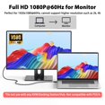 thumbnail image 3 of Cable HDMI a VGA FEMORO 100829 Trenzado 1080P 60Hz 1.8m Macho a Macho, 3 of 5
