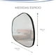thumbnail image 4 of ESPEJO ASIMETRICO DE 60X80CM CON MARCO DE METAL MARCA GRAVITA, 4 of 7