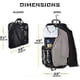 thumbnail image 2 of 2025 Suit Carry-On Garment Bag for Travel & Business with Shoulder Strap, 2 of 5