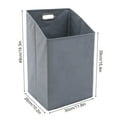 thumbnail image 6 of Tilt-Out Laundry Hamper 3-Tier Wood Laundry Room Shelves with Removable Cloth Storage Bag 30*40*95 cm, 6 of 7