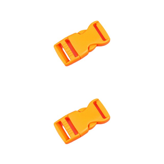 Transemion 10pcs/set Clasp Belt Buckles Designed With In Mind Convenient Release Buckle Orange color 2Set