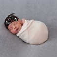 thumbnail image 5 of Sikiie Skeleton with Roses Baby Newborn Hats, Infant Knotted Baby Hat, Beanie Top Knot Caps for Baby Boys Girls, 5 of 5