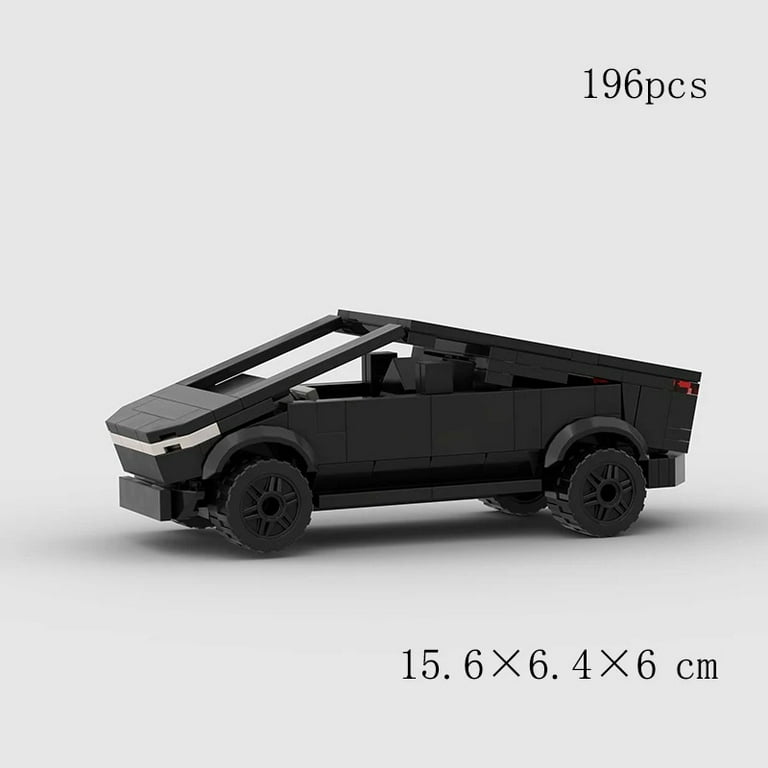 Tesla CyberTruck Black Electric Car Compatible with Lego Car Toys Building Brick Kit 196 Pieces