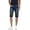 Indigo - 97271, variant on X RAY Men's Denim Shorts Frayed Hem Slim Look Stretch Jean Short for Men